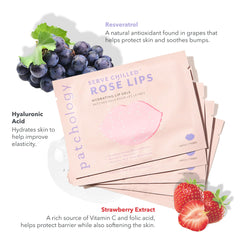 Patchology chilled rosé gel close-up texture highlighting cooling, hydrating gel