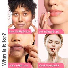 Patchology single sealed lip mask sachet ready for travel and mess-free use