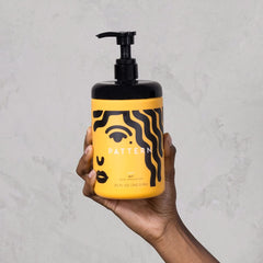 PATTERN curls being diffused for volumized, flexible hold and shine