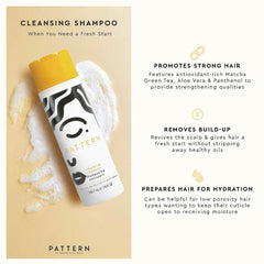 PATTERN leave-in conditioner close-up showing creamy texture and hydration