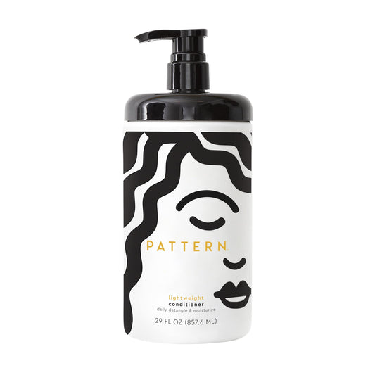 PATTERN front packaging of lightweight conditioner showing size and benefits