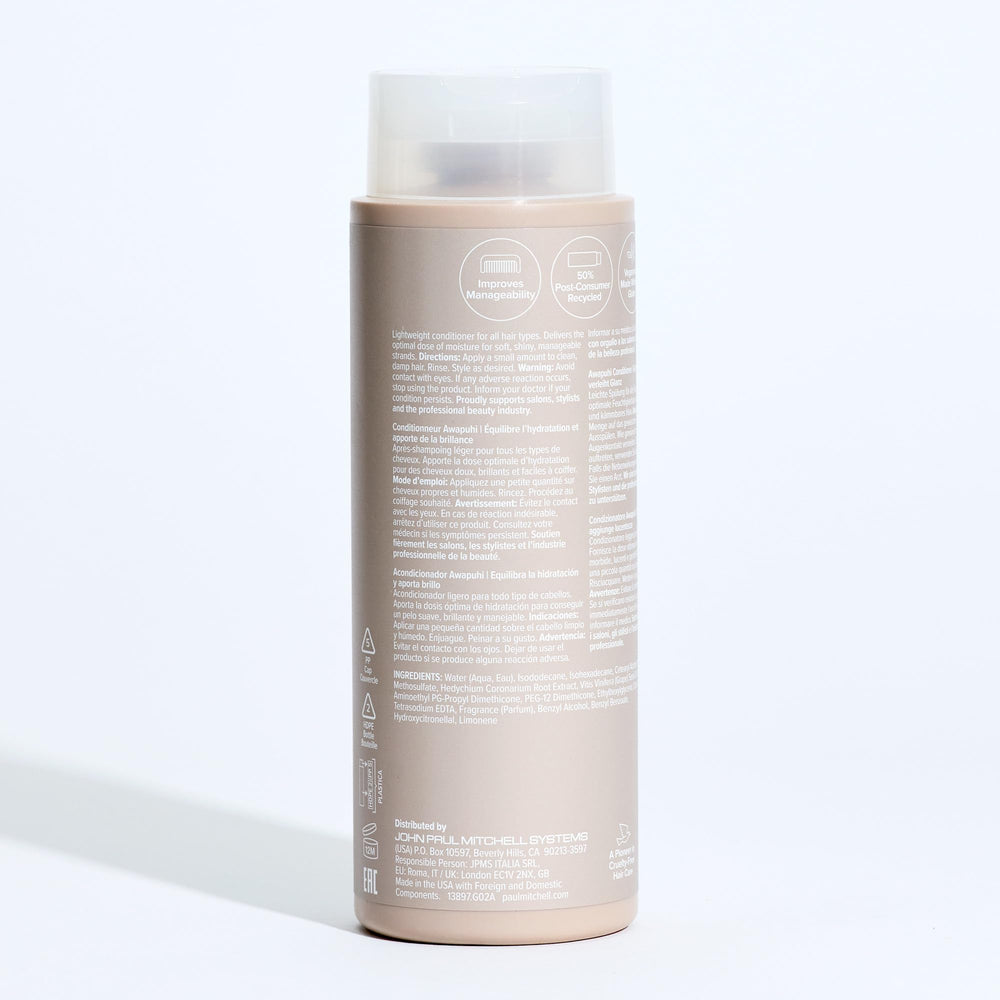Paul Mitchell after-use glossy hair photo shows added shine and manageability