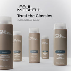 Paul Mitchell bottle styled with awapuhi plant evokes natural extract benefits