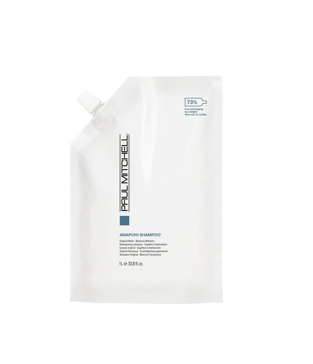 Paul Mitchell bottle front packaging showing product and size benefits