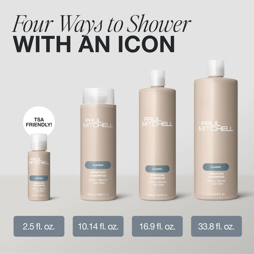 Paul Mitchell Awapuhi packaging detail showing post-consumer recycled materials