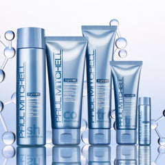 Paul Mitchell Bond Rx hair before and after showing improved strength and smoothness