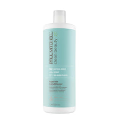 Paul Mitchell bottle front view showing hydrate conditioner and clean beauty benefit