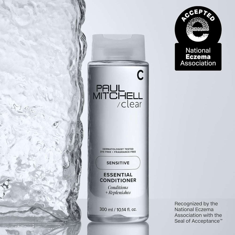 Paul Mitchell label close-up highlighting fragrance-free formula and ingredients