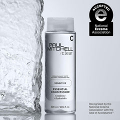 Paul Mitchell label close-up highlighting fragrance-free formula and ingredients