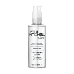 Paul Mitchell front packaging showing clear smoothing serum and benefit of gentle formula