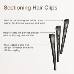Paul Mitchell close-up of clip texture highlighting slip-free grip and secure hold