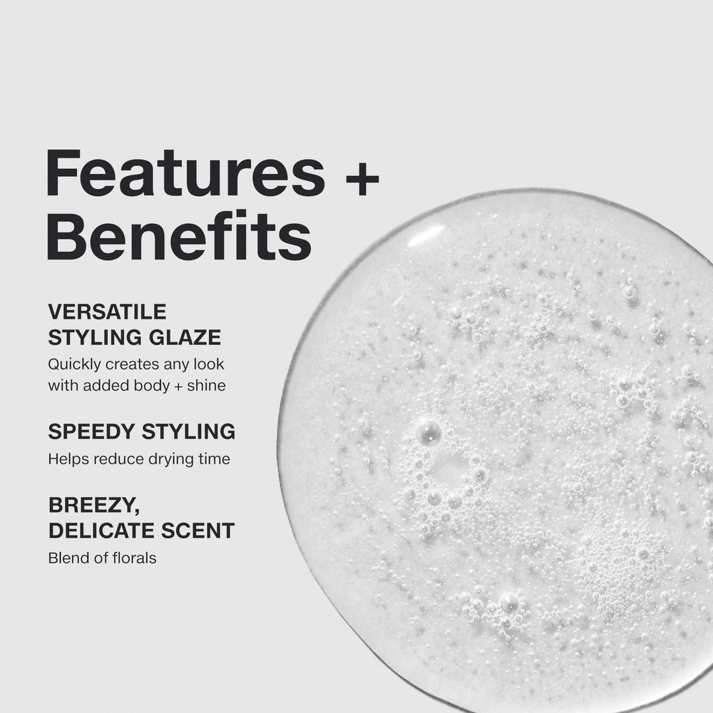 Applying Paul Mitchell Super Sculpt to damp hair, demonstrates quick styling and flexible hold