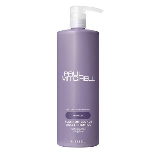 Paul Mitchell front packaging showing bottle and brand, highlights professional quality