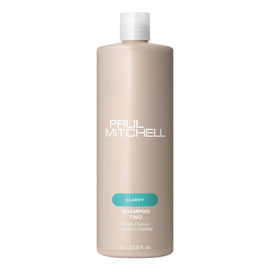 Paul Mitchell front label showing product name and lemon scent for effective cleansing