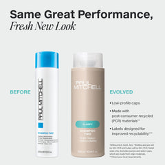 Paul Mitchell Shampoo Two pouring into hand with suds for effective deep cleansing