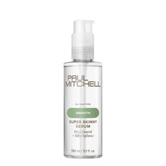 Paul Mitchell Super Skinny Serum front bottle showing sleek packaging and quick styling benefit