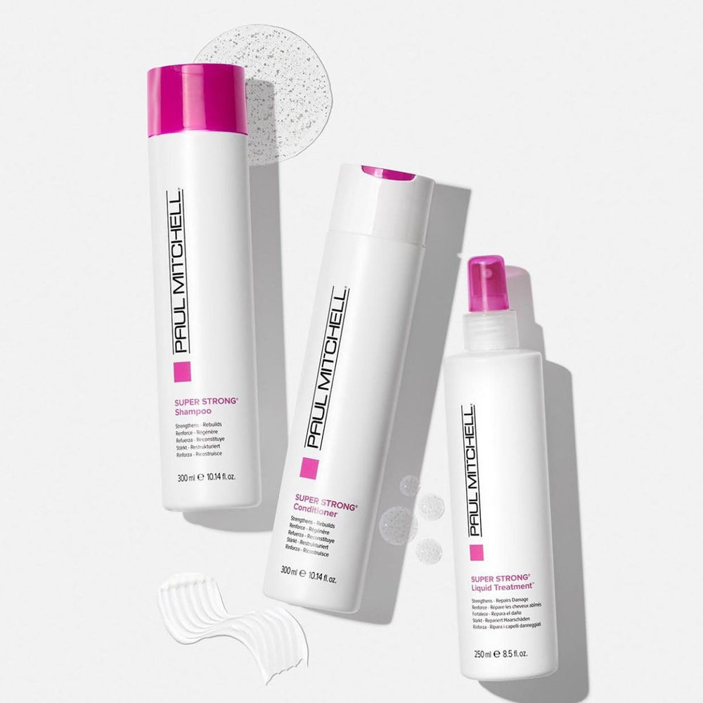 Paul Mitchell Super Strong creamy texture close-up showing smooth conditioning