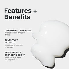 Paul Mitchell creamy conditioner texture close-up demonstrating smooth detangling benefit