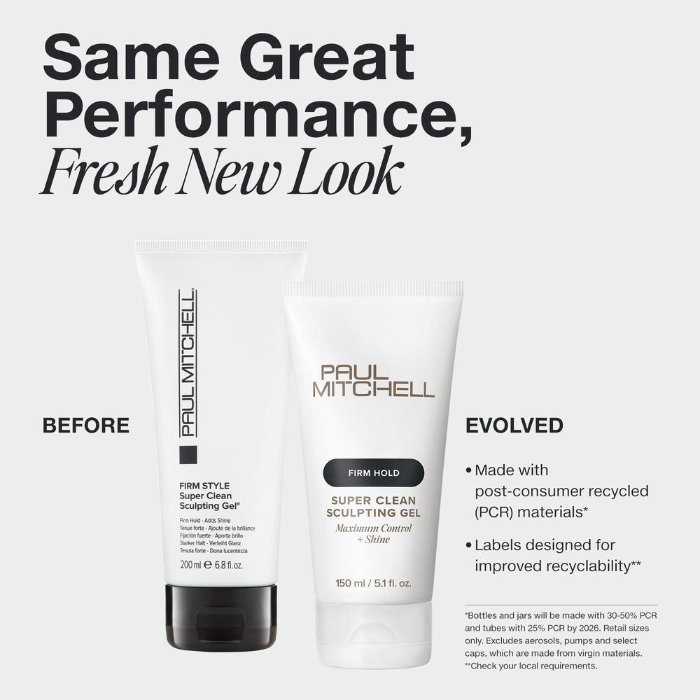Paul Mitchell gel texture close-up highlighting shine and control