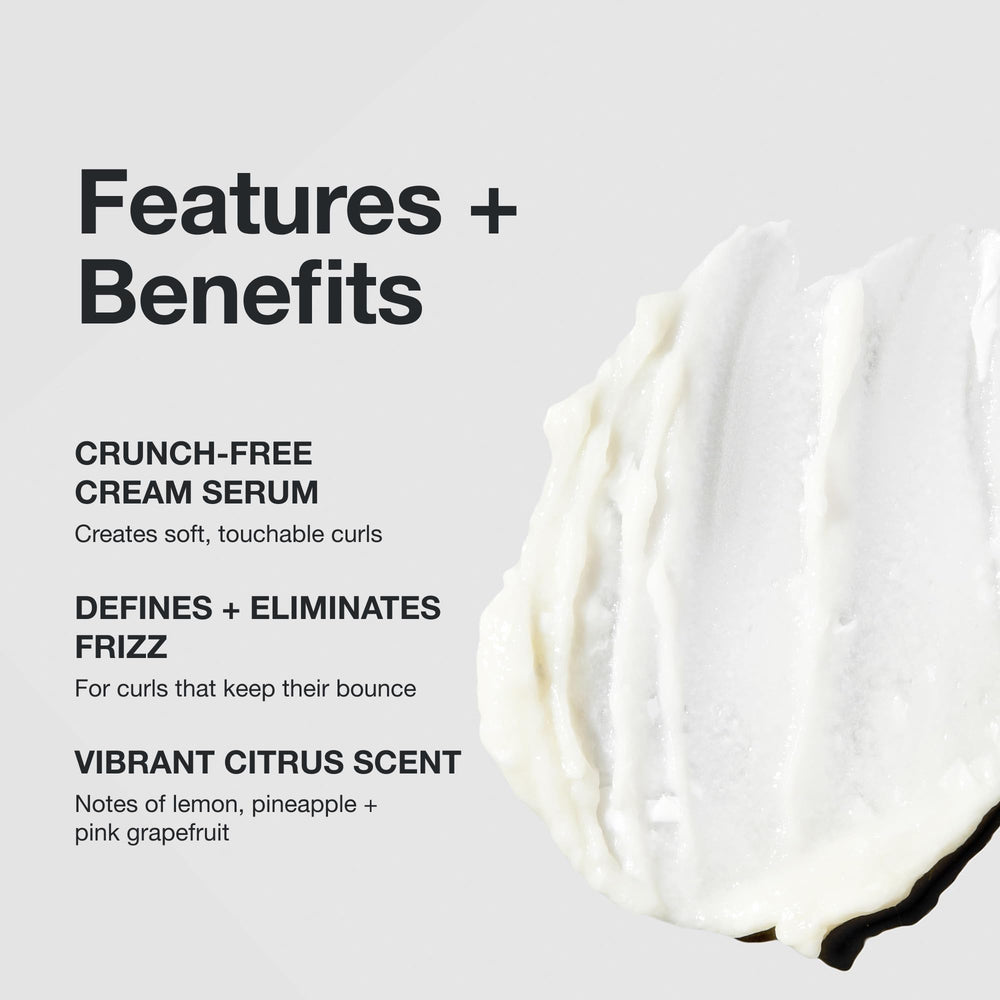 Paul Mitchell cream-serum texture close-up showing lightweight, blendable formula