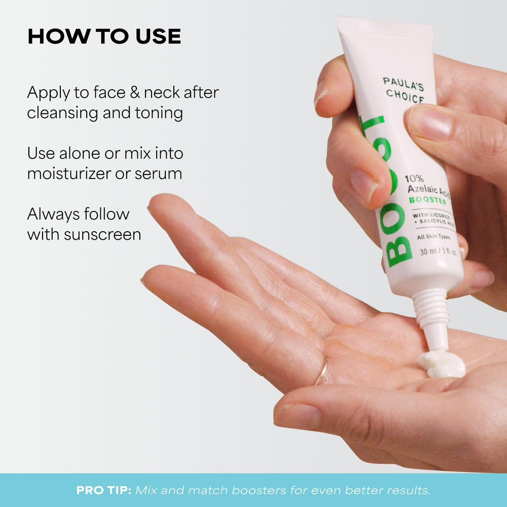 Paula's Choice applied on hand demonstrating absorption and quick matte effect