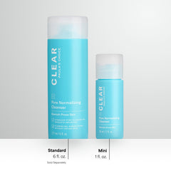 Paula's Choice before and after skin texture demo showing reduced congestion