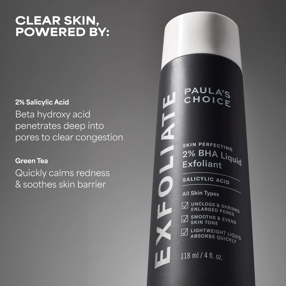 Paula's Choice next to other skincare items showing seamless routine integration