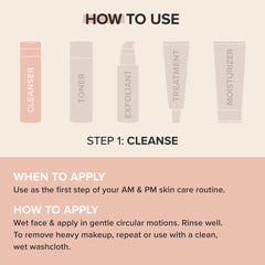 Paula's Choice foam lather on skin illustrating gentle oil removal benefit