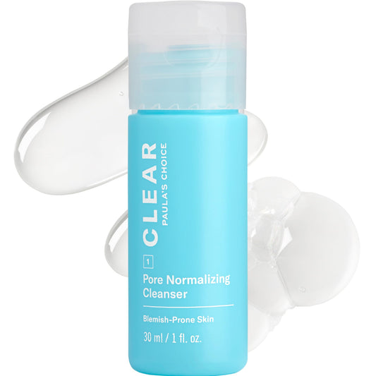 Paula's Choice front packaging showing cleanser and clear benefits