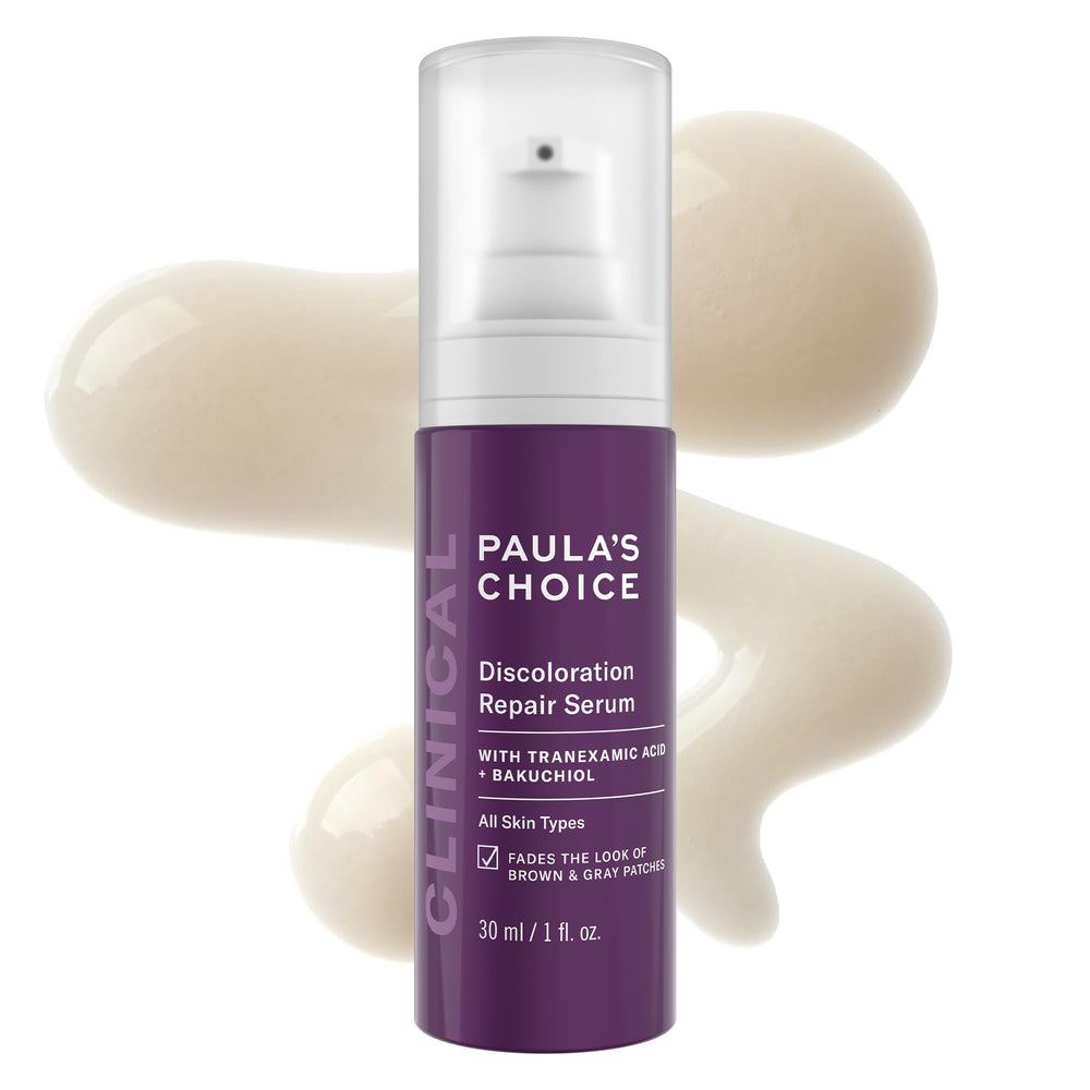 Paula's Choice front packaging showing clean clinical bottle and clear branding benefit: trust