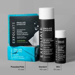 Paula's Choice on bathroom shelf in lifestyle setting showing daily-use convenience