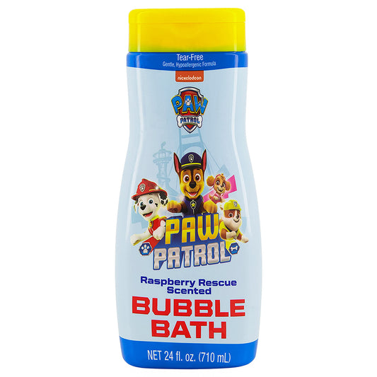 Paw Patrol front packaging showing bottle and friendly design for easy recognition