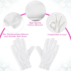 PAXCOO gloves in use over moisturized hands to reduce transfer