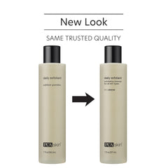 PCA SKIN pump dispensing creamy exfoliant texture for gentle polishing
