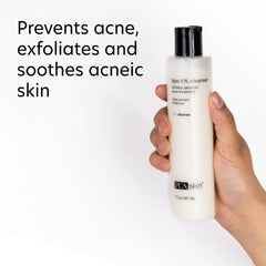 PCA SKIN wash texture close-up highlighting gentle foam and exfoliating feel