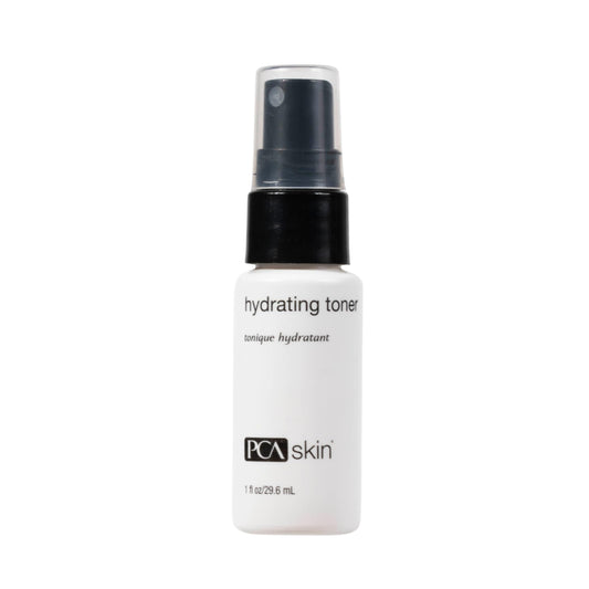 PCA SKIN hydrating face toner front bottle showing sleek packaging and hydration benefits
