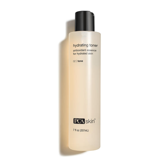 PCA SKIN hydrating toner front packaging showing bottle and label for easy identification and benefit