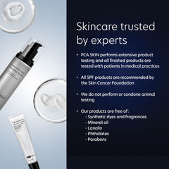 PCA SKIN product label highlighting zinc oxide SPF 30 ingredients