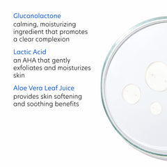 PCA SKIN pump dispenser close-up displaying creamy foaming texture for gentle cleansing