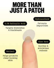 PEACE OUT patch held in hand showing size and easy placement