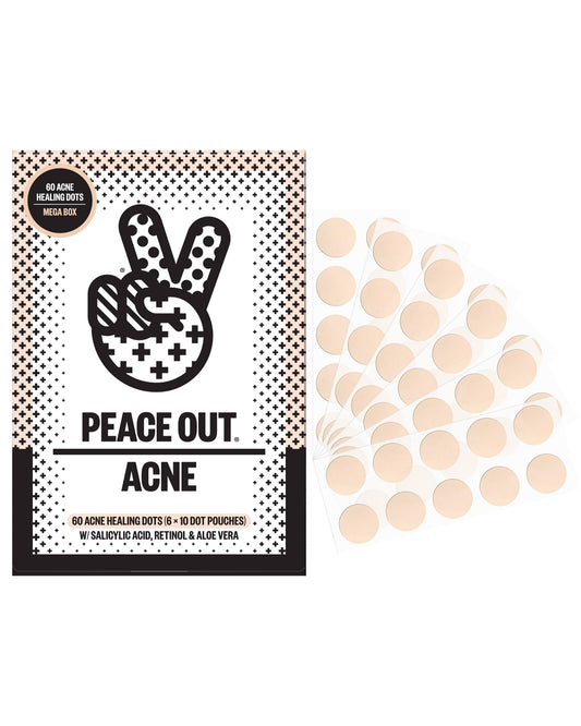 PEACE OUT front packaging showing product and benefits