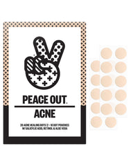 PEACE OUT front packaging showing product benefits and count