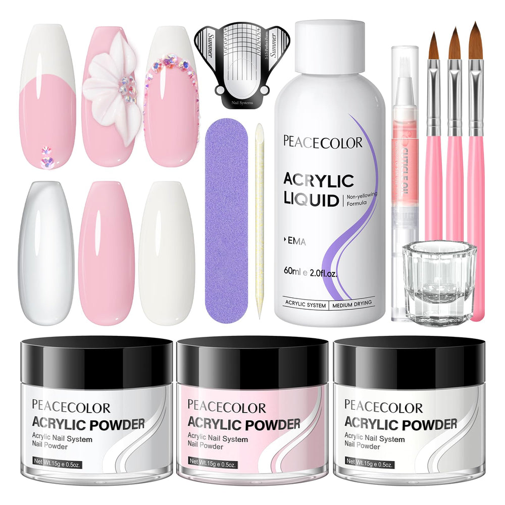 PEACECOLOR front packaging showing full acrylic kit and tools, ideal for beginners