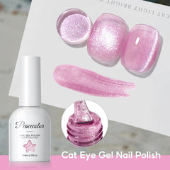PEACECOLOR hand model wearing spring manicure, displays vibrant salon look