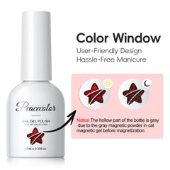 PEACECOLOR UV lamp curing nails demonstrating quick set time and durable finish