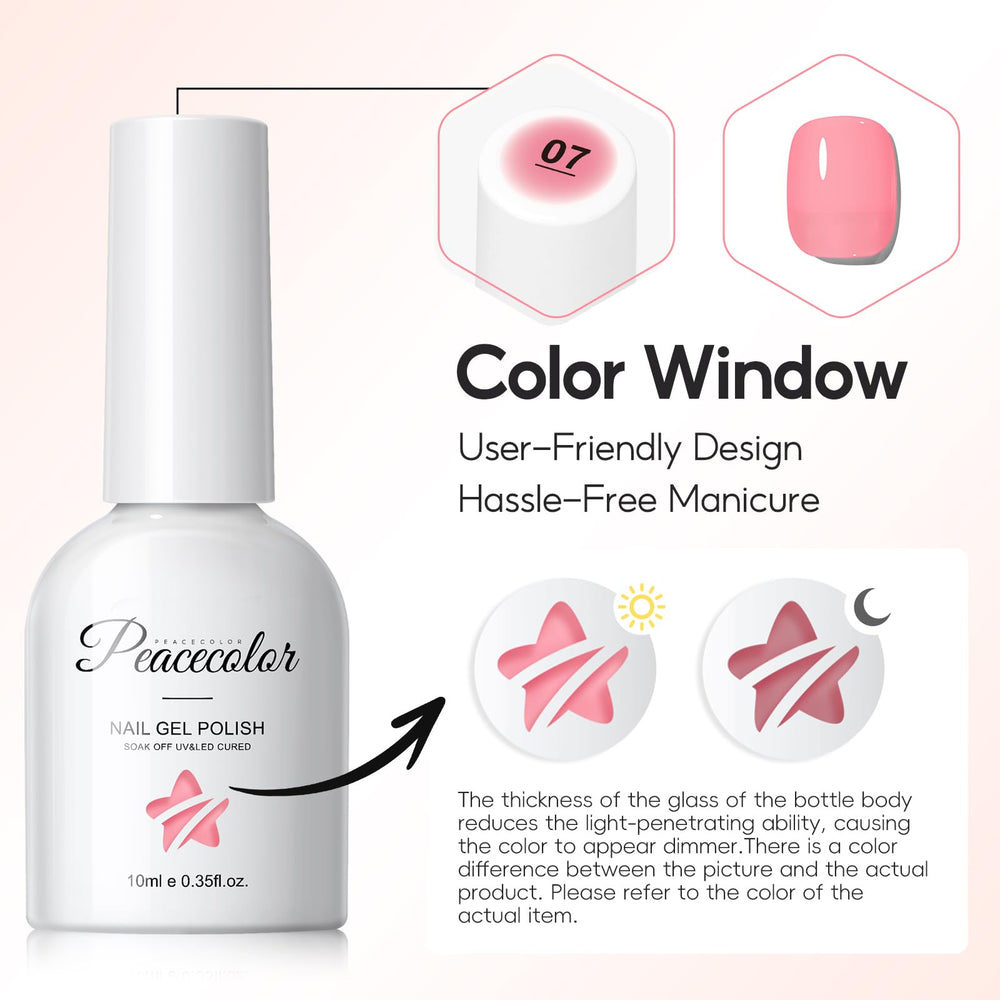 PEACECOLOR layered ombré nails demonstrating mixing and depth benefit