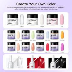 PEACECOLOR 100 nail tips and 18 brushes enabling precise application
