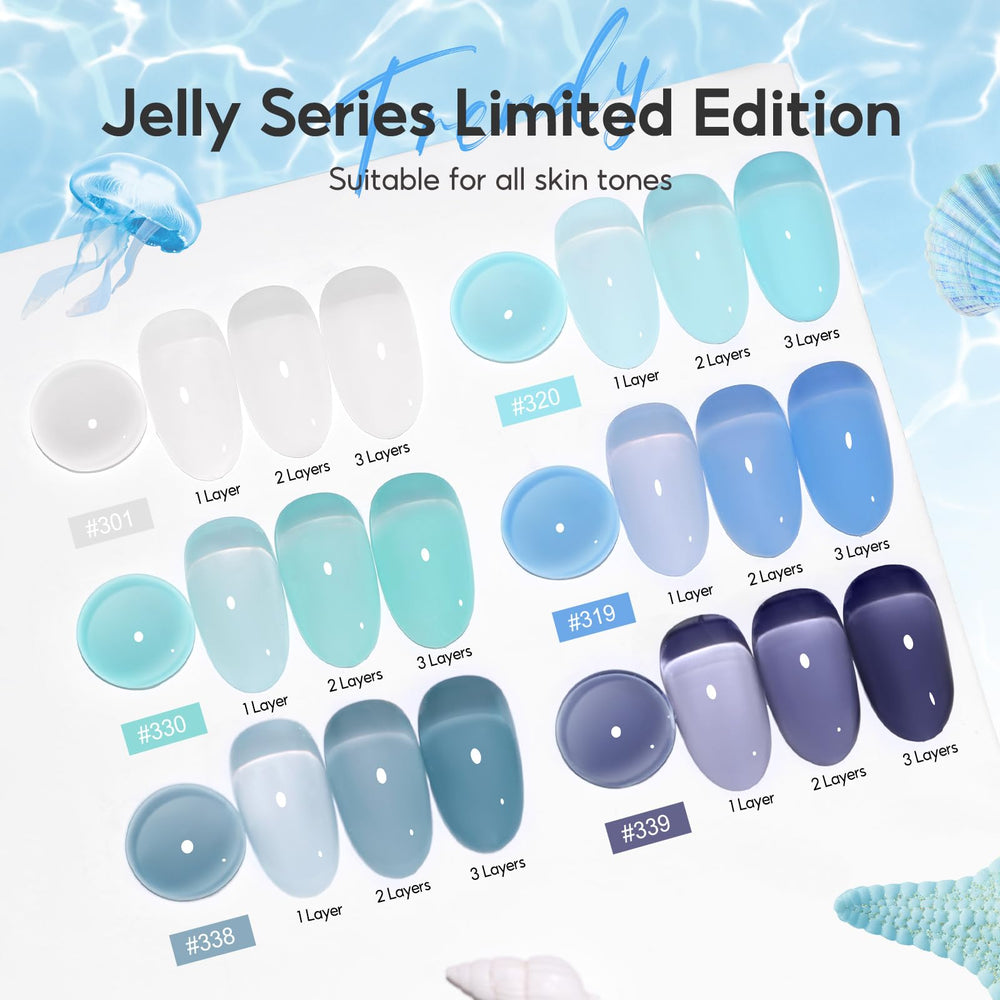 PEACECOLOR swatches on a model hand showing layered translucency benefit