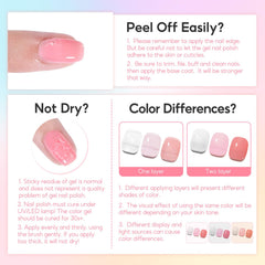 PEACECOLOR swatches on nail wheel displaying color options and mixing benefit