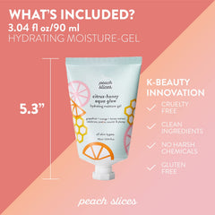 Peach Slices layered under serum and SPF demonstrating compatibility